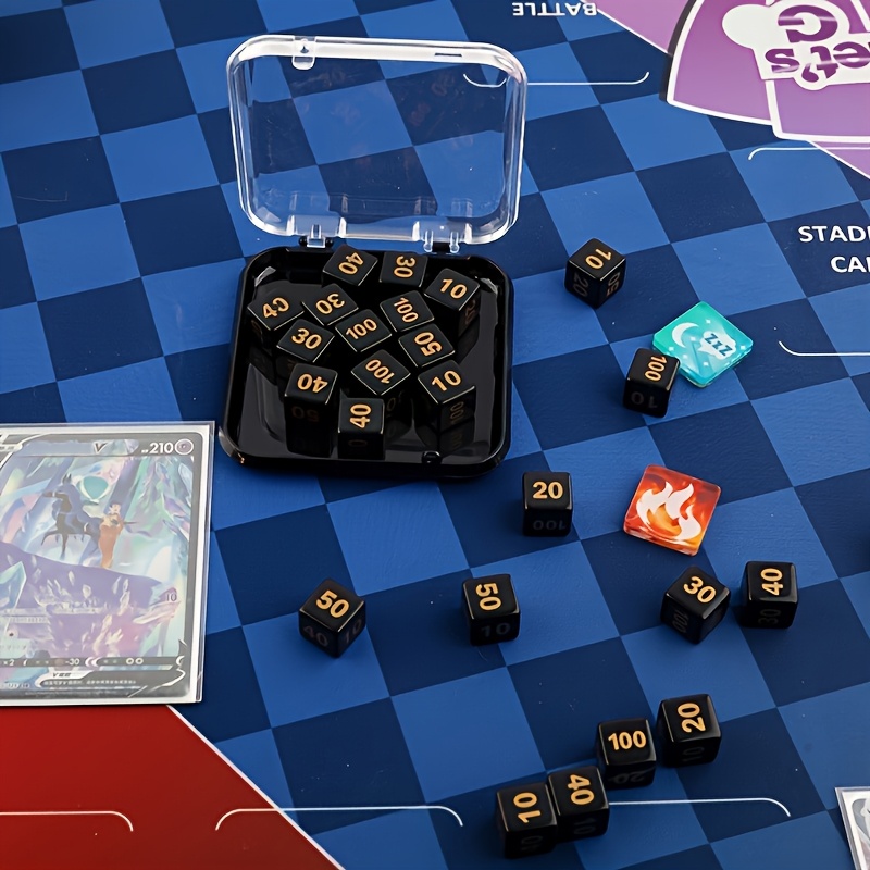 Gaming Accessories Must Have - 10 adet sayaçlı jeton zarları, PTCG