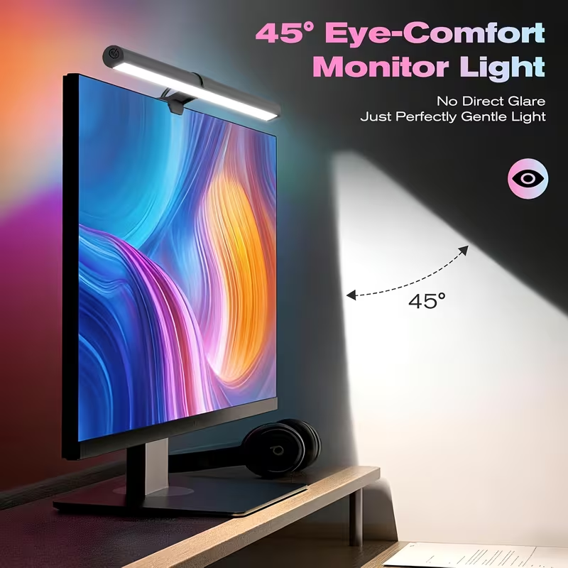 Gaming Accessories Led - USB Güçlü LED Monitör Işık Çubuğu,