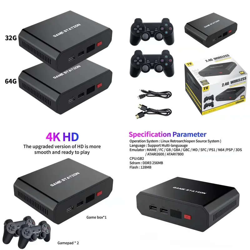 Video Gaming Accessories - M8plus HD Video Oyun Konsolu Kutusu