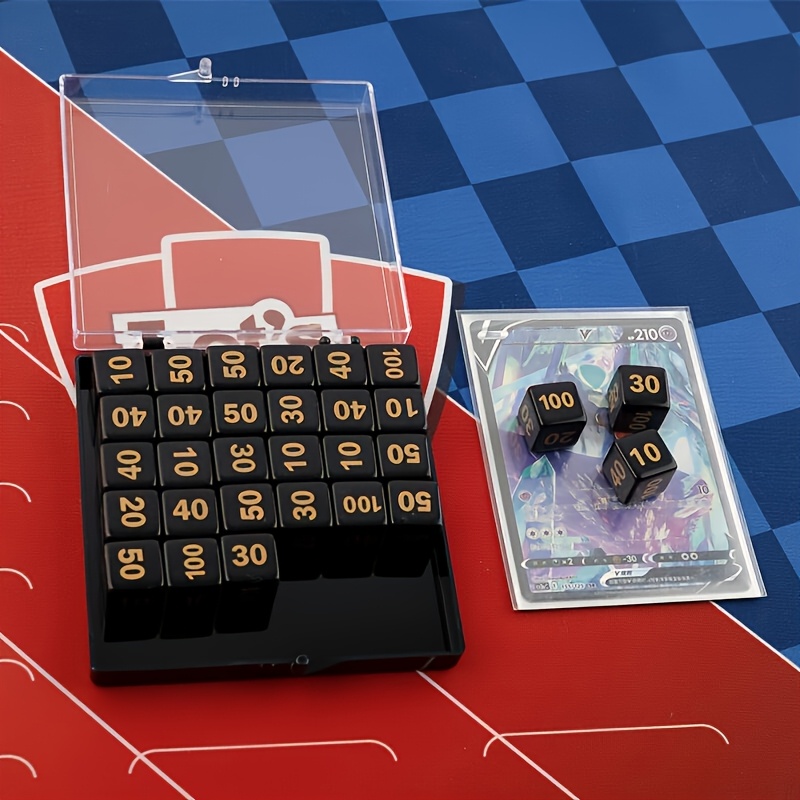 Gaming Accessories Must Have - 10 adet PTCG Sayacı Jetonu Zarları,