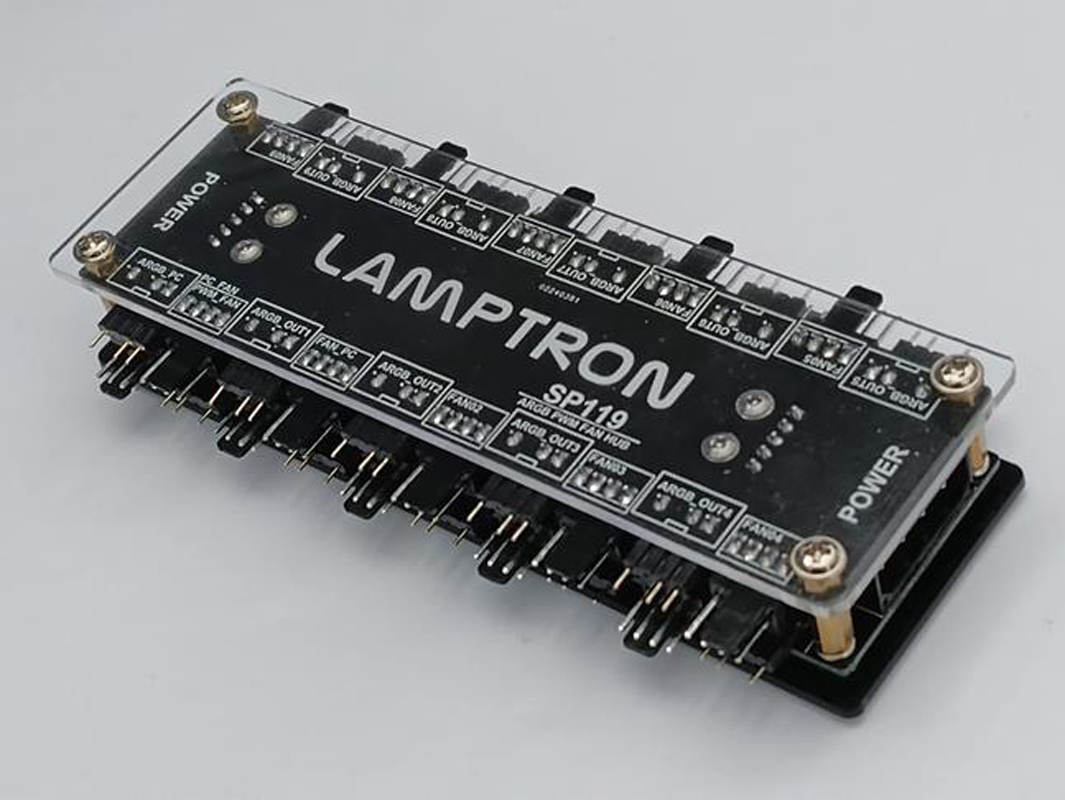 Gaming Hardware And Accessories - LAMPTRON 20 Yollu ARGB PWM Fan