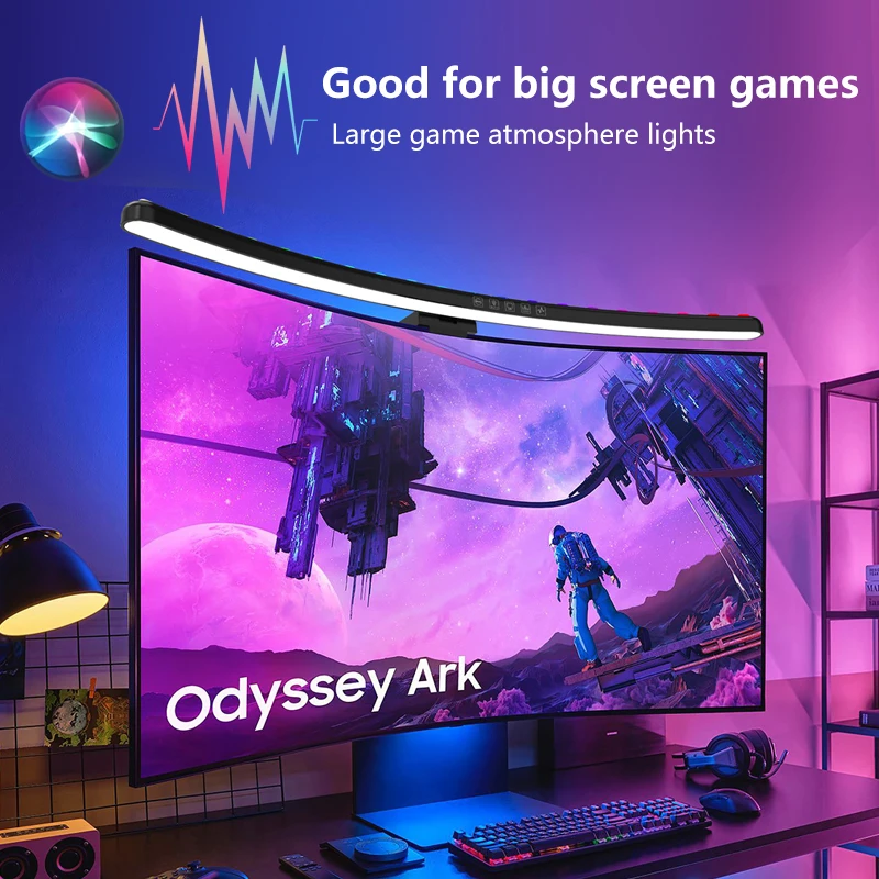 Gaming Accessories Led - Bilgisayar Monitörü Işık Çubuğu RGB Müzik