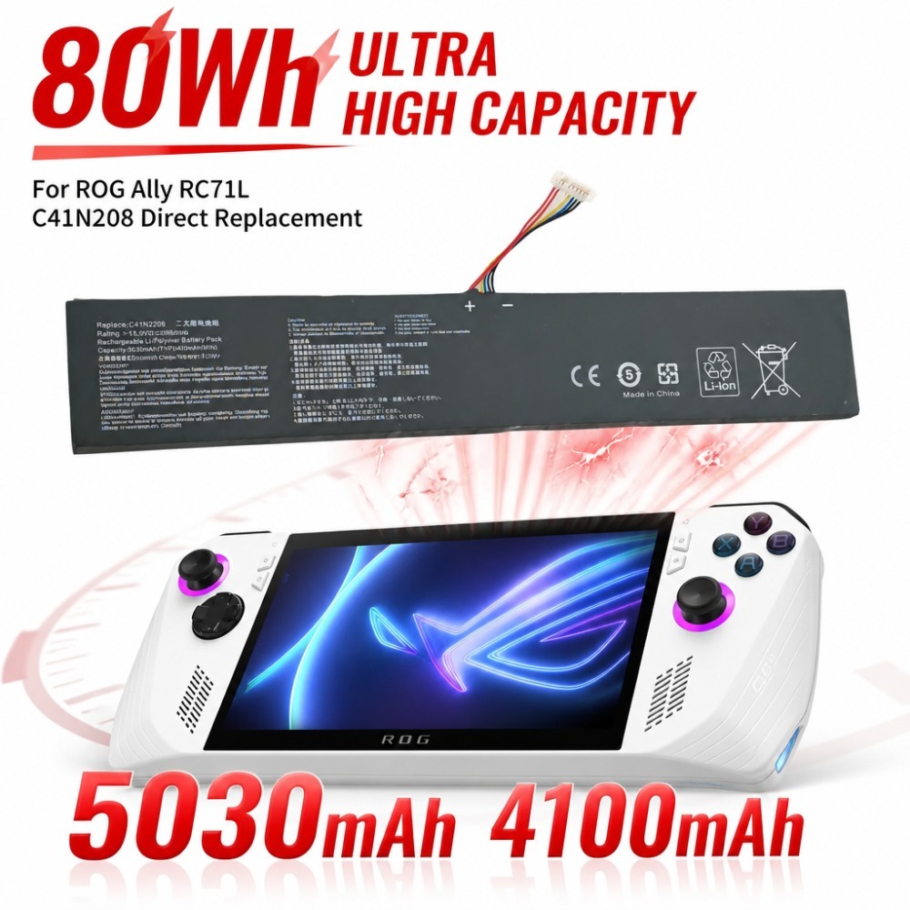 80Wh 5030mAh 4100mAh ASUS ROG  - Gaming Accessories Asus incelemesi ve fiyatı