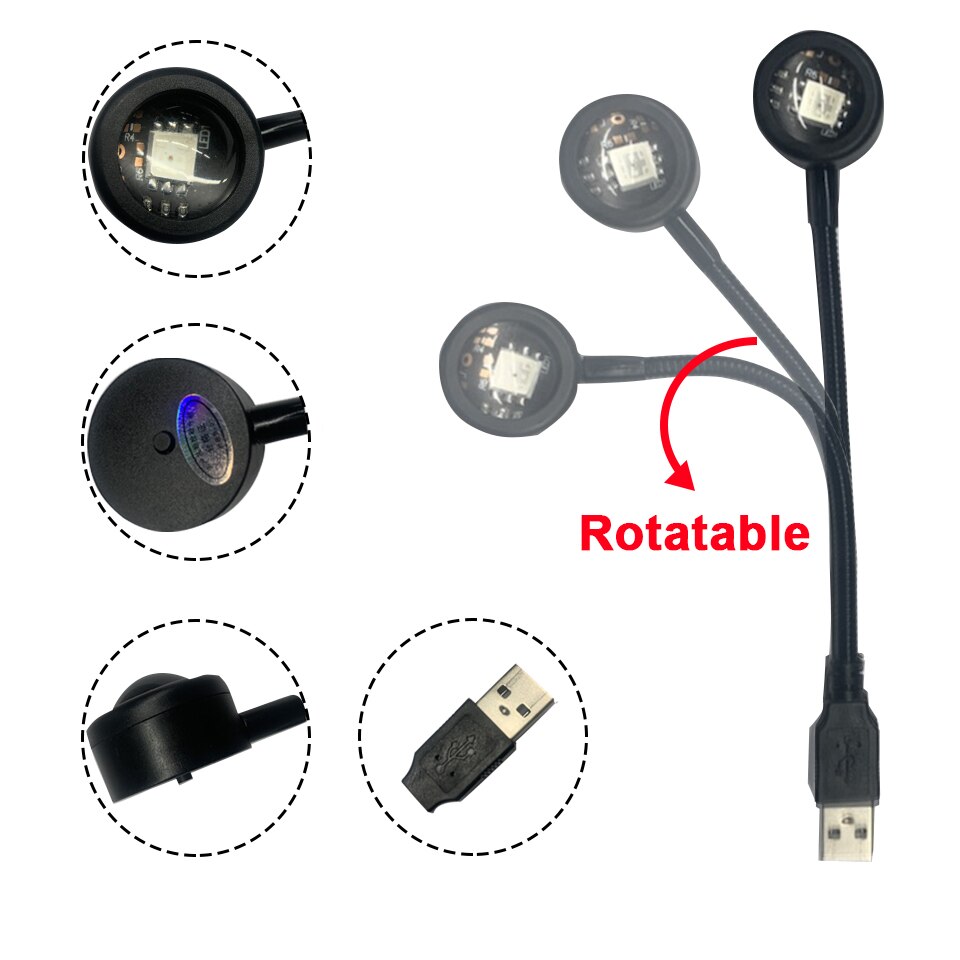 Renkli Degrade USB Gün Batımı  - Gaming Accessories Led incelemesi ve fiyatı