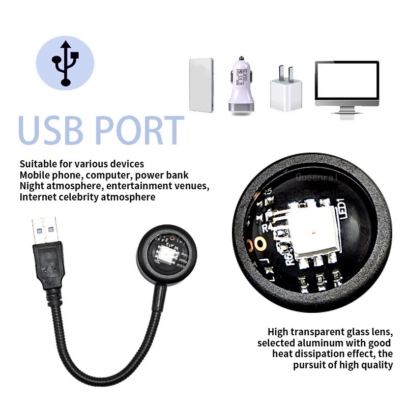 Renkli Degrade USB Gün Batımı  - Gaming Accessories Led incelemesi ve fiyatı