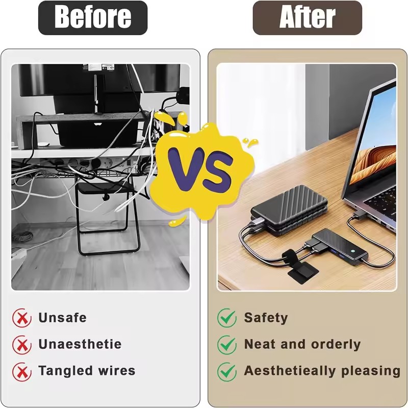 Yapışkanlı Masa Altı Kablo Bağ - Gaming Accessories For Desk incelemesi ve fiyatı