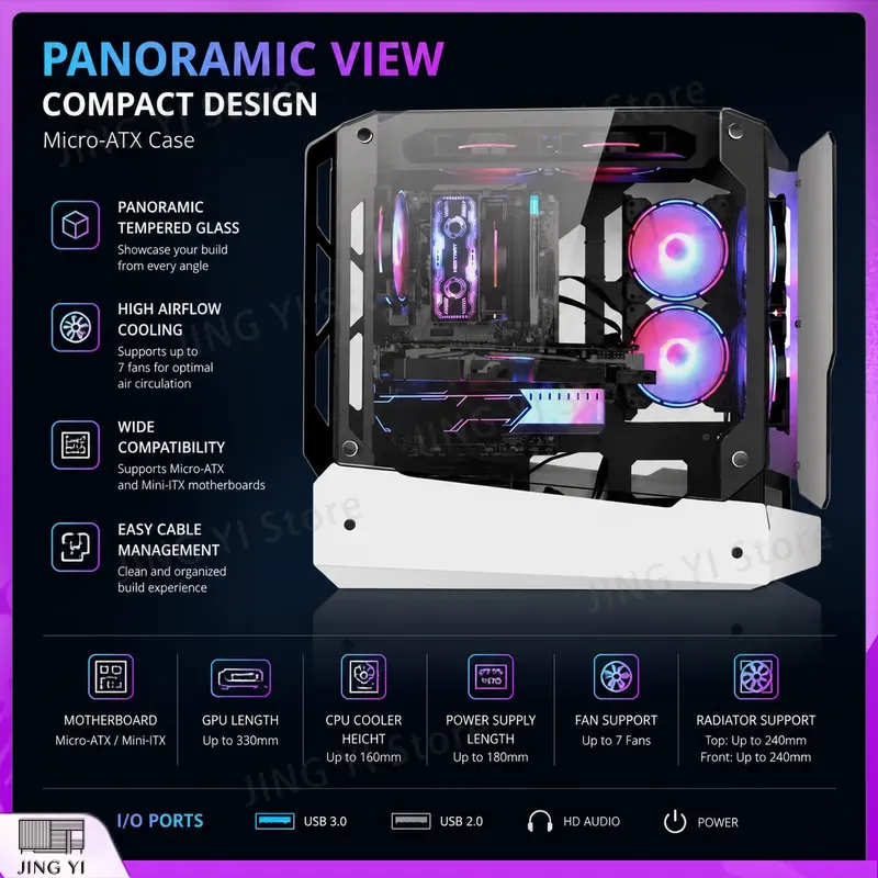 mATX Oyun Bilgisayarı Kasası M - Gaming Hardware And Accessories incelemesi ve fiyatı