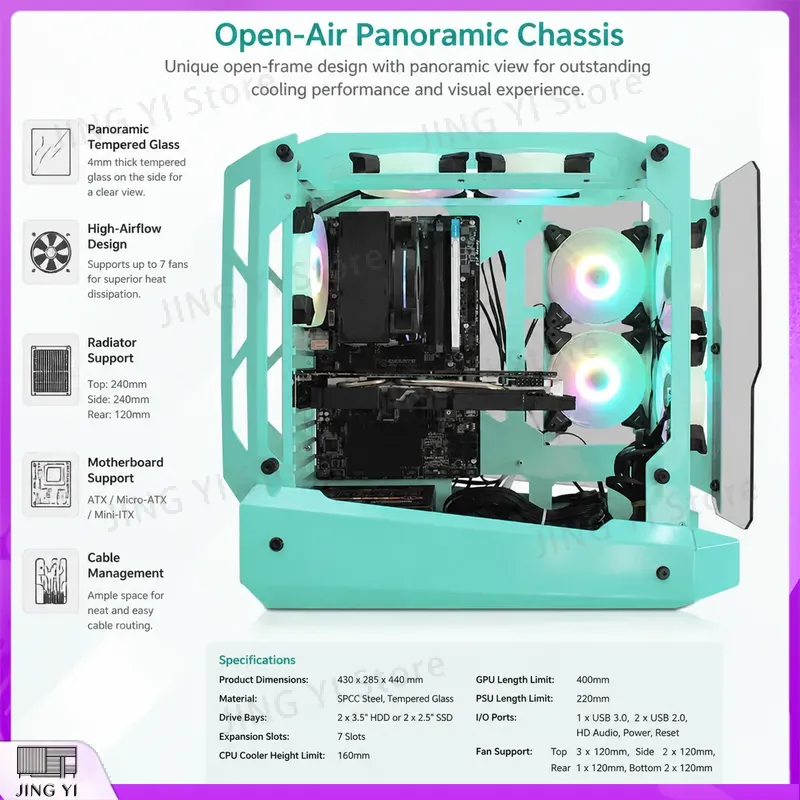 mATX Oyun Bilgisayarı Kasası M - Gaming Hardware And Accessories incelemesi ve fiyatı