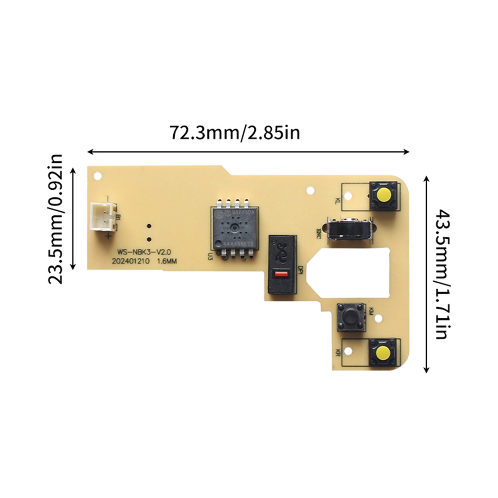 1 takım DIY Kablosuz Fare Yazd - Gaming Hardware And Accessories incelemesi ve fiyatı